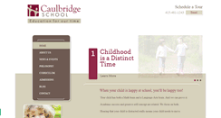 Desktop Screenshot of caulbridgeschool.org